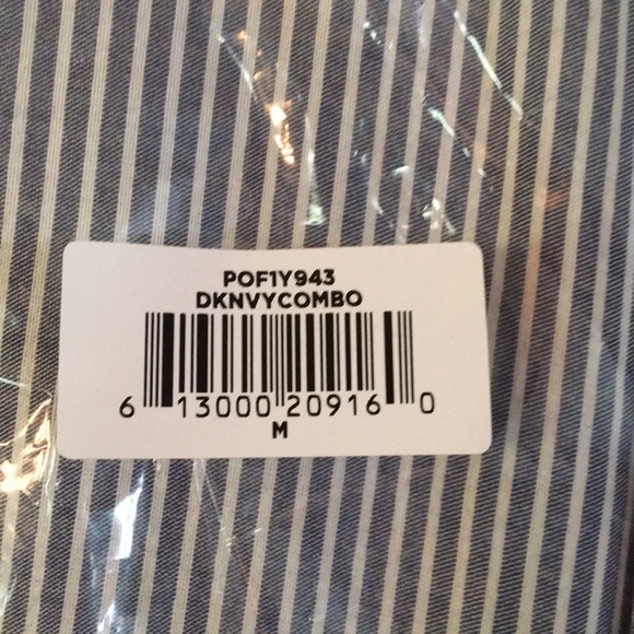 NWT BCBG wrap hem dolman stripe shirt, M - Picture 7 of 7